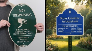 Designer Security Signs