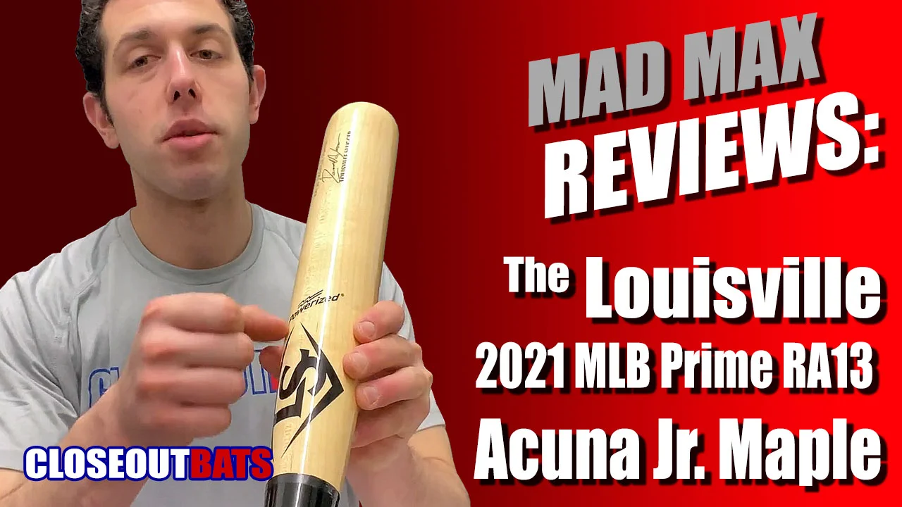 MLB Prime Signature Series RA13 Ronald Acuña Jr. Game Model Baseball Bat