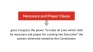 Introduction to Legislative Power