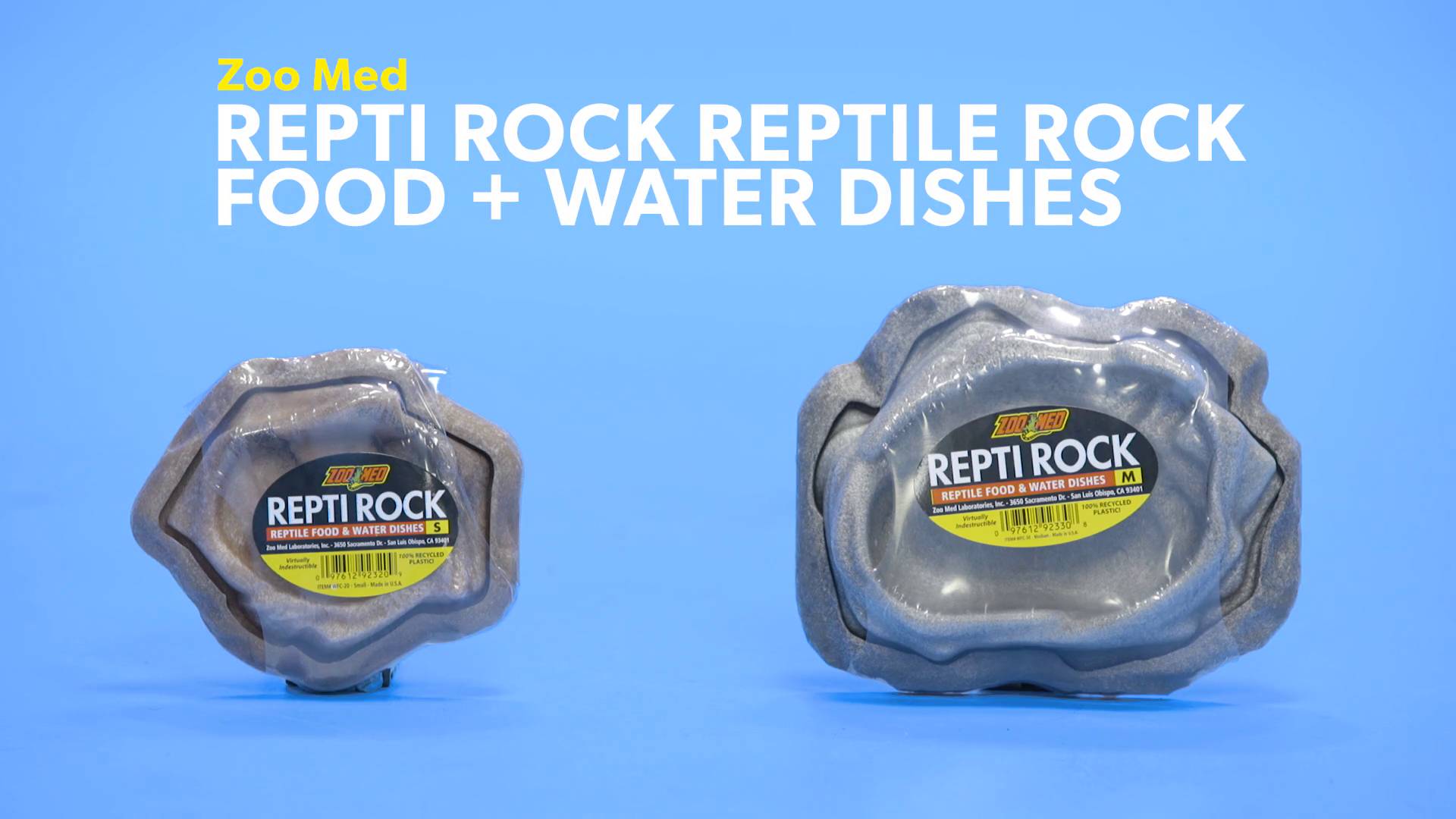 Zoo Med Repti Rock Food & Water Dish Combo Large WFC 40 