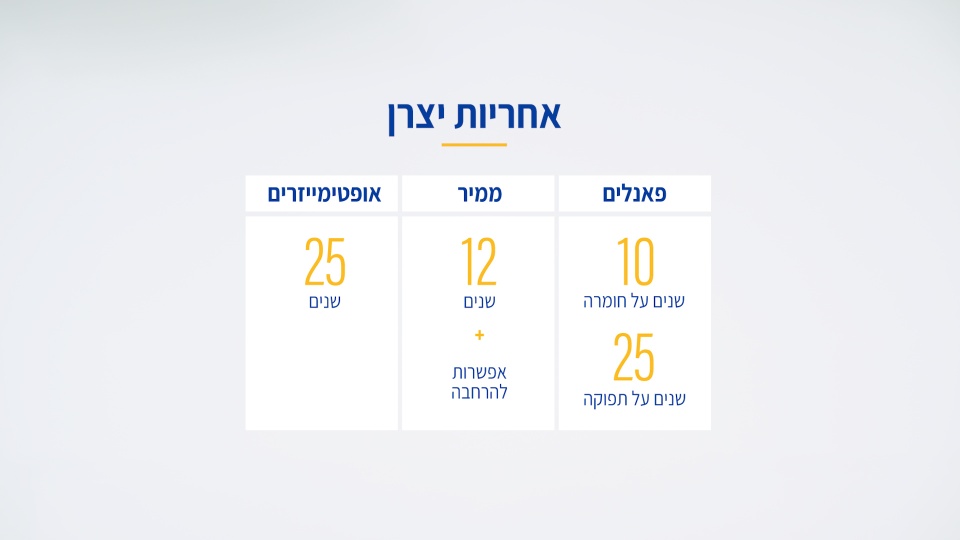איזו אחריות מקבלים?