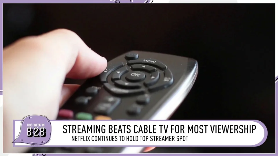 Streaming viewership surpasses cable TV for first time