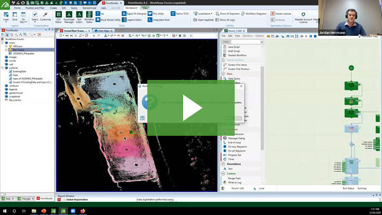 Processing and modelling workflows for point cloud data