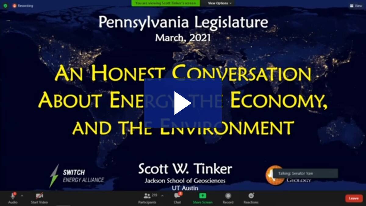 3/23/21 – Interrelationship Between Energy, the Economy, and the Environment