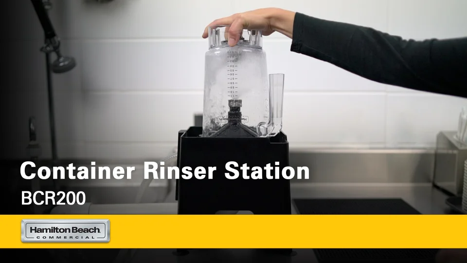Commercial Container Rinser for Foodservice