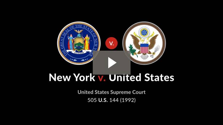 new york v. united states case brief