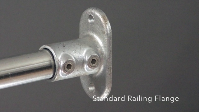 Pipe Connector Heart Fittings Eyelets Part Double Flange 56B 26,9mm Kee Klamp Compatible