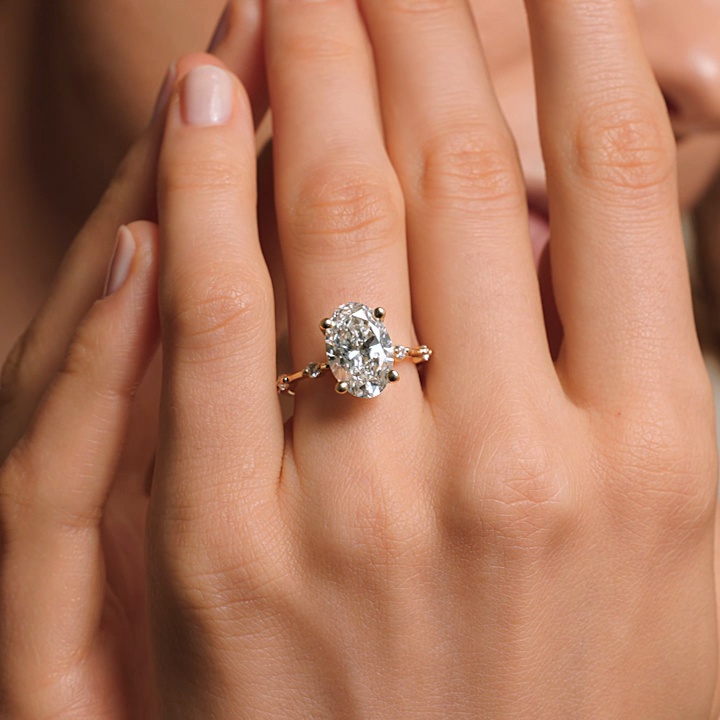 18K Yellow Gold Aimee Diamond Ring