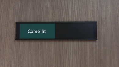 Come In/Please Do Not Disturb Sliding Sign