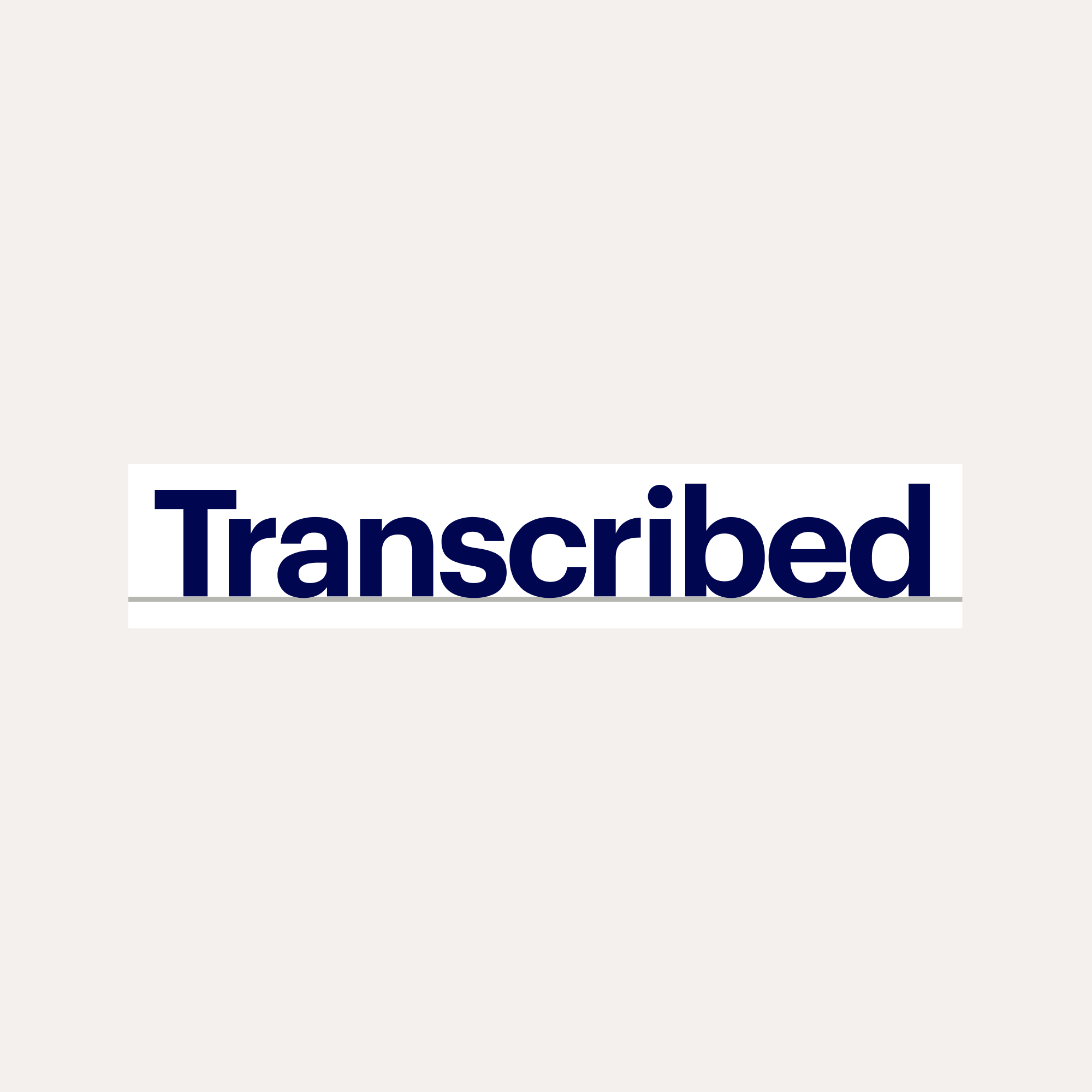 Transcribed
