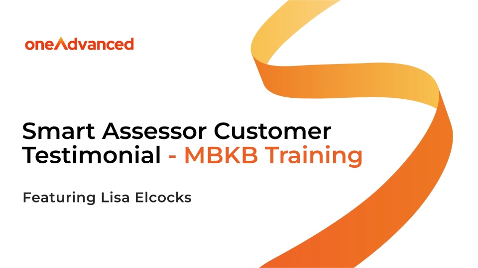 MBKB Training - Customer Success Story (Lisa Elcocks - Quality Manager)