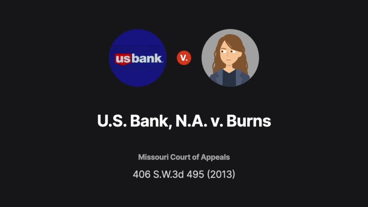 U.S. Bank, N.A. v. Burns