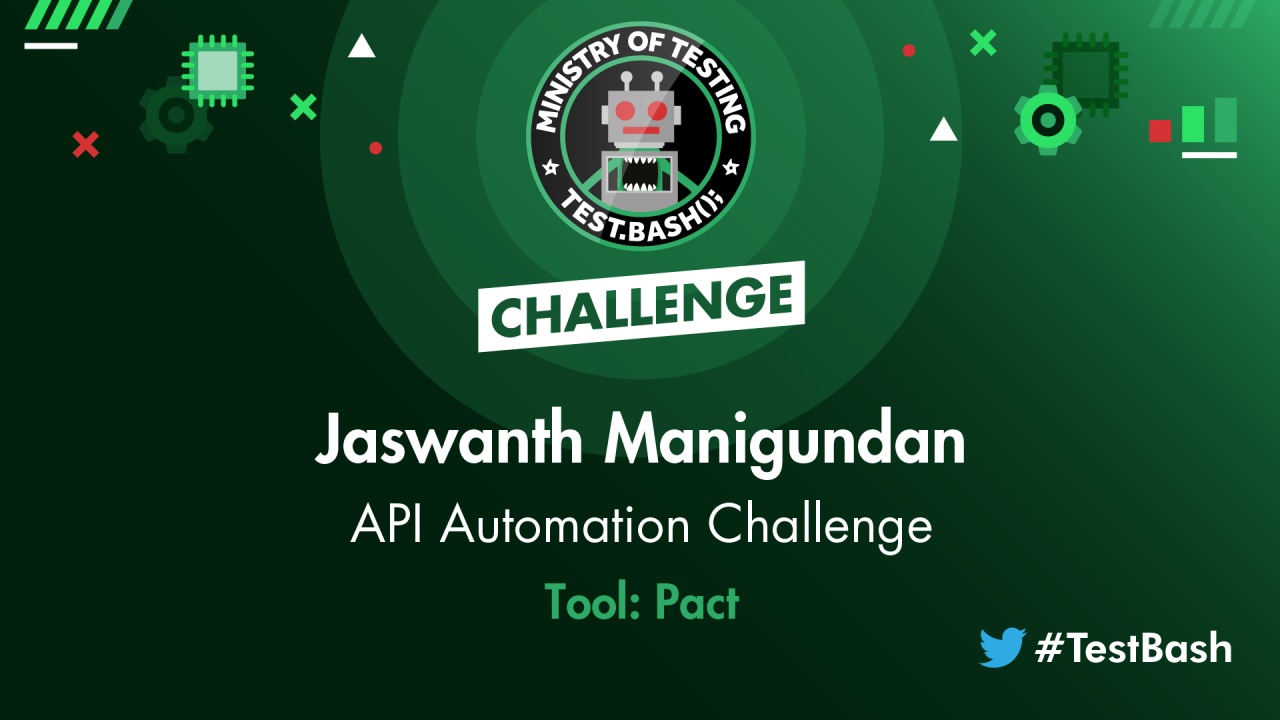 API Challenge - Jaswanth Manigundan using Pact image