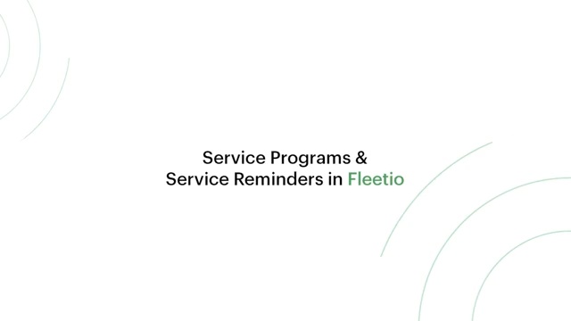 Lesson 6.1: Service Programs &amp; Service Reminders