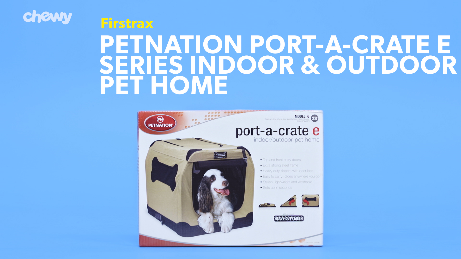 Petnation Pet Dog Cat Kennel Crate Portable Fold Soft Cage Indoor Outdoor Travel 