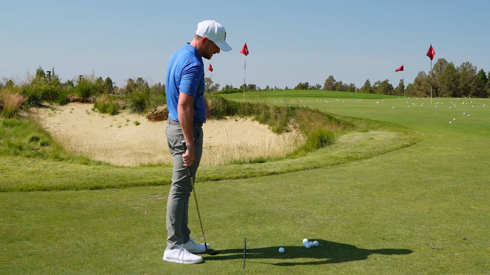 Letting the club head pass lob shot lesson