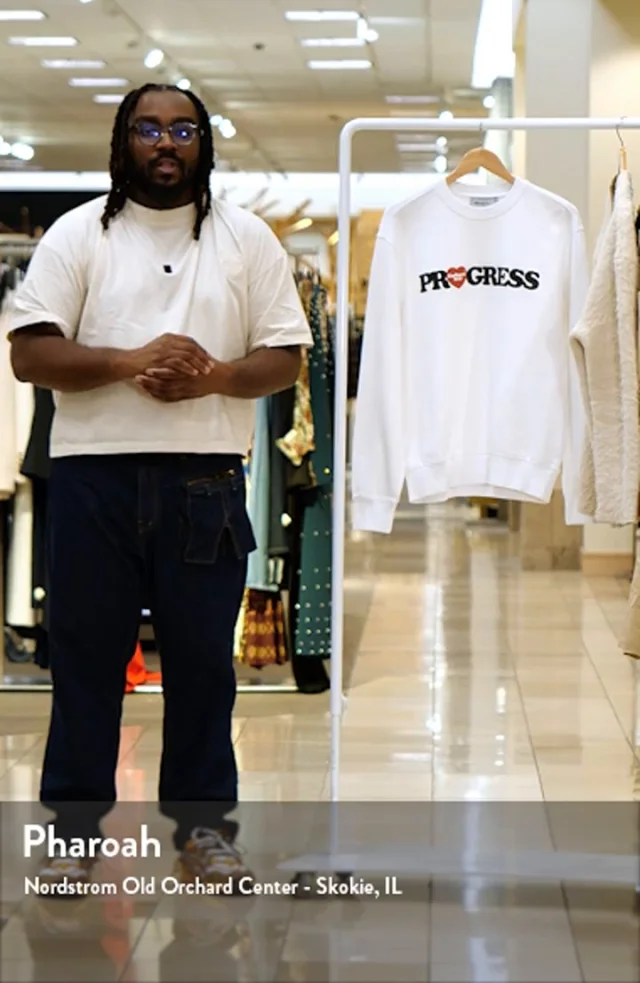 ★2024FW新作★CARHARTT★I HEART PROGRESS SWEATSHIRT Carhartt Work In Progress I Heart Progress Cotton Sweatshirt