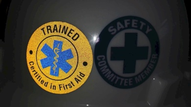 Firefighter Hard Hat Labels