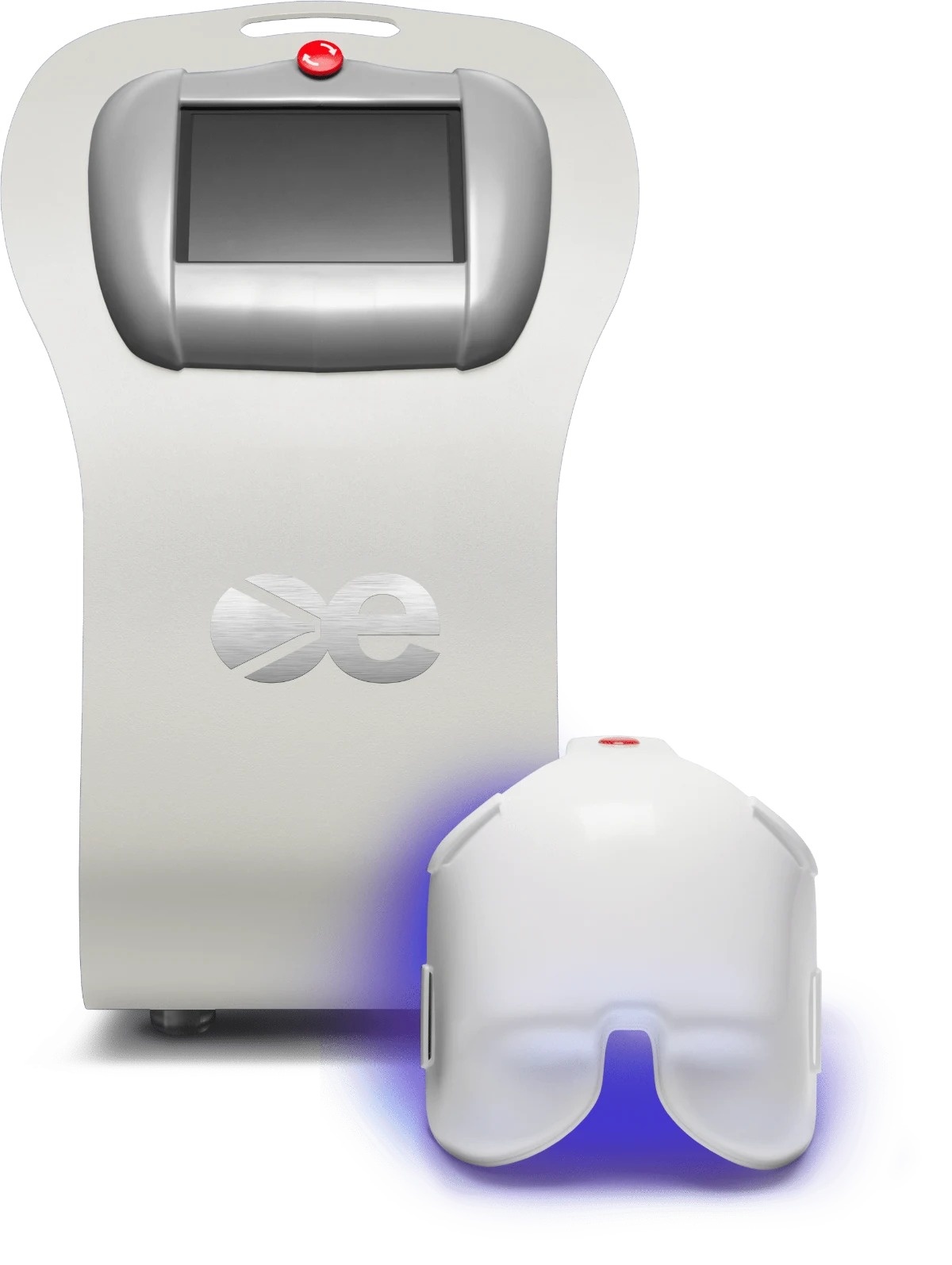 Equinox console with its wearable LED mask