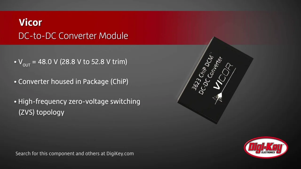 DCM3623: DC-DC converters that provide all the necessary performance and  features to create smaller, lighter and less costly power systems