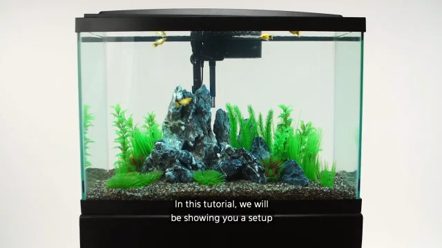 10 Gallon Aquarium Starter Kit with Led Glass Bubbling Multicolor Made from Durable Plastic Fish Accessory Skroutz Deals 