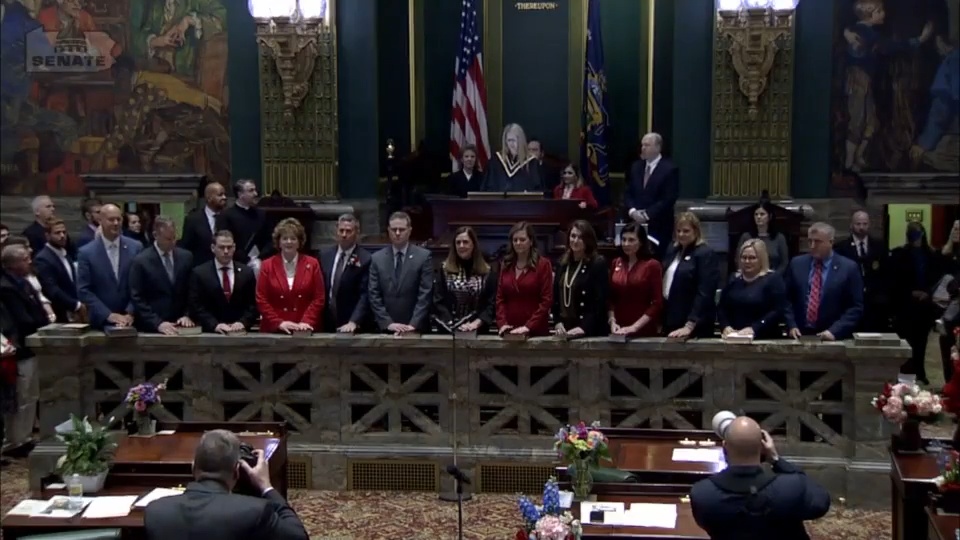 1/3/23 - PA Senate Republicans take Oath of Office
