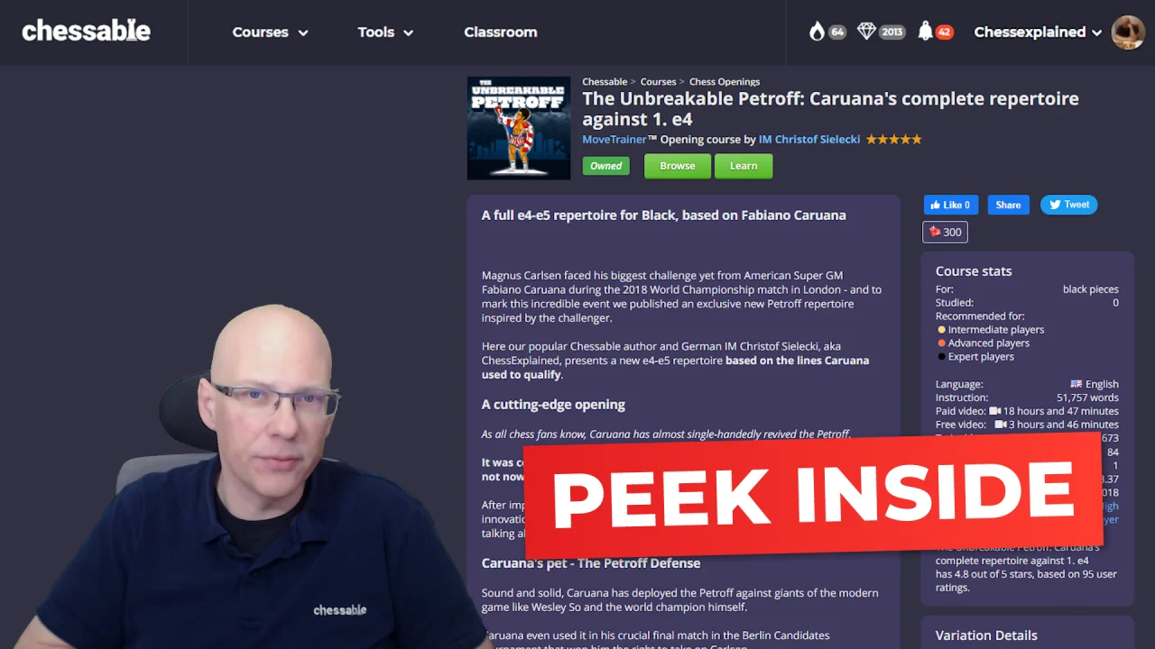Magnus Carlsen publishes 1st free video course on Chessable
