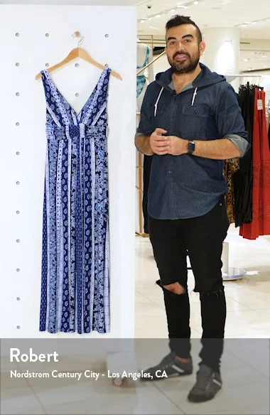 Tommy Bahama Woodblock Print Cover-Up Maxi Dress Nordstrom