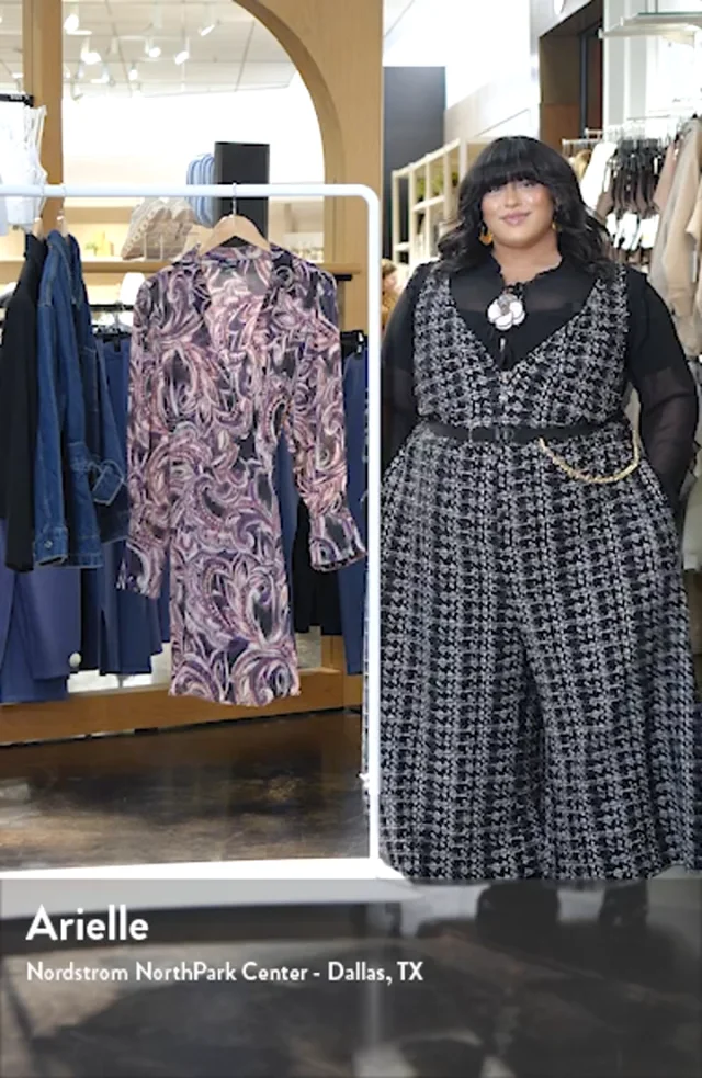 City Chic Zelda Print Long Sleeve Wrap Dress Nordstromrack