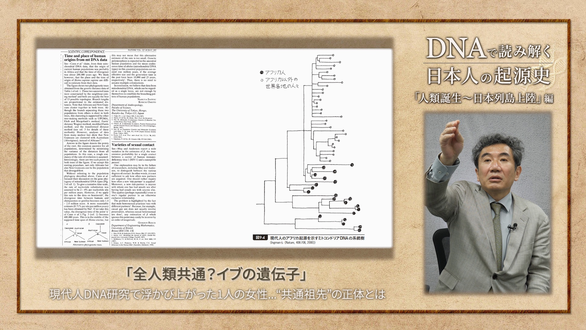 「全人類共通?イブの遺伝子」 現代人DNA研究で浮かび上がった1人の女性...“共通祖先”の正体とは|DNAで読み解く「日本人の起源史」 人類 ...