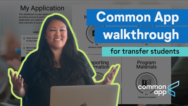 Application guide for transfer students