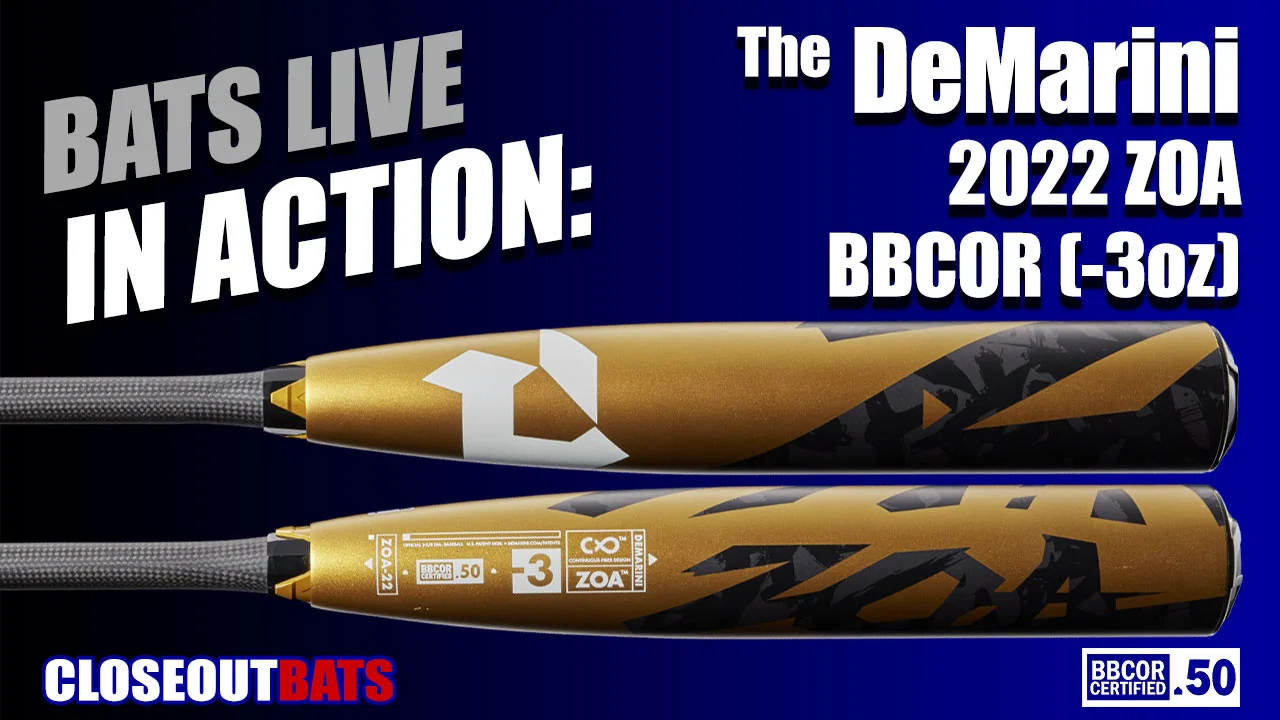 HITTING: DeMarini WTDXZOA22 Zoa BBCOR -3oz (2022)