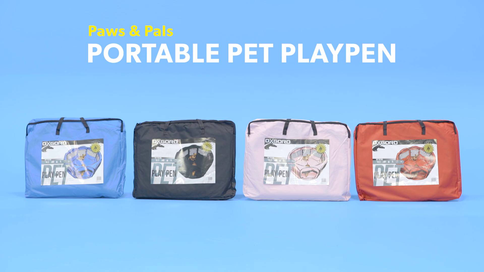 Paws & pals shop portable pet playpen