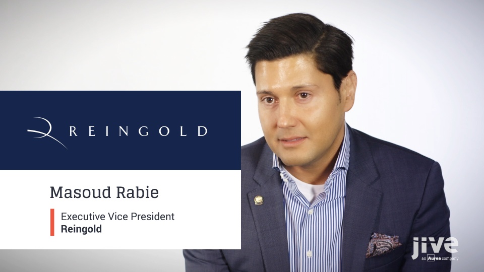 Reingold - Customer Success Story (Masoud Rabie - Executive Vice President)