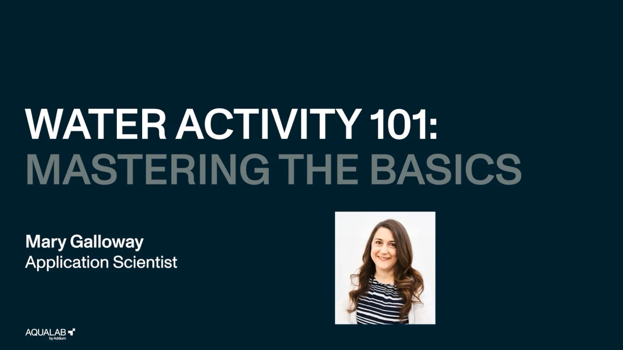 Water Activity 101: Mastering the Basics