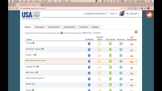 Screenshot from Progress Monitoring – K12 video