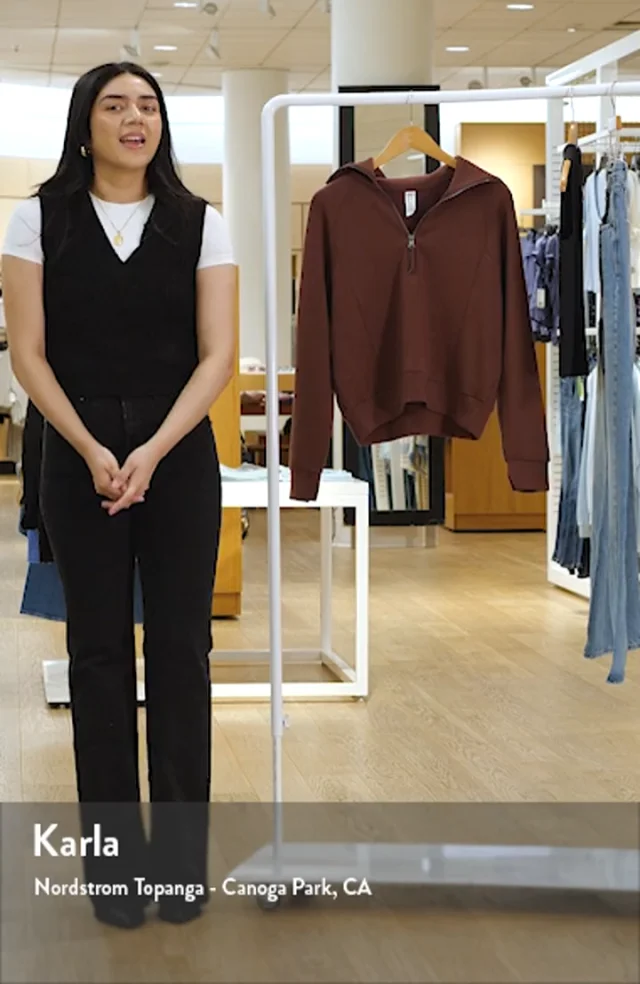 SPANX® AirEssentials Half Zip Sweatshirt | Nordstrom