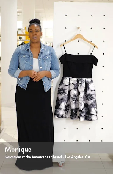 Morgan Cold Shoulder Fit Flare Dress Nordstrom