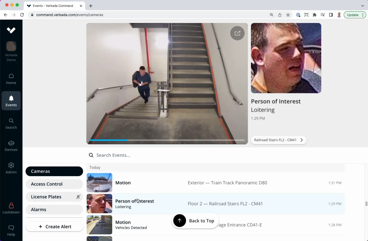 Verkada Command Login Login pages Info