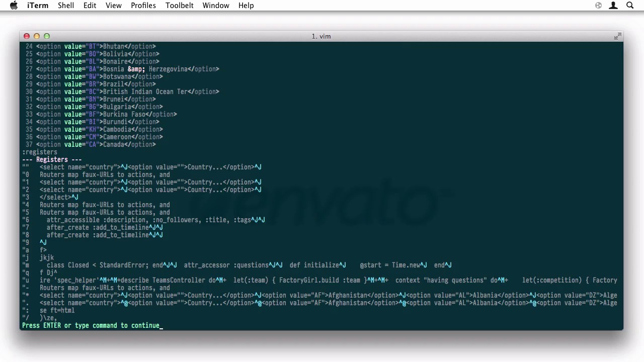 Venture Into Vim Macros and Registers