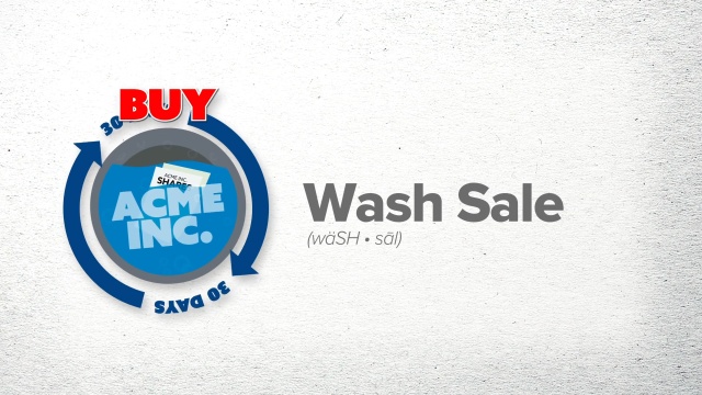 Tax Terms: Wash Sale