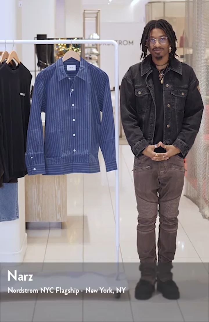 NN07 Reed Organic Cotton Shirt Jacket | Nordstrom