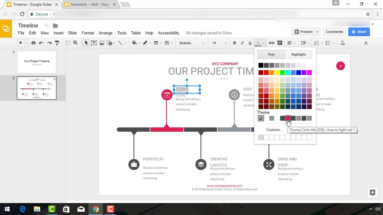 How Do U Make A Timeline On Google Slides