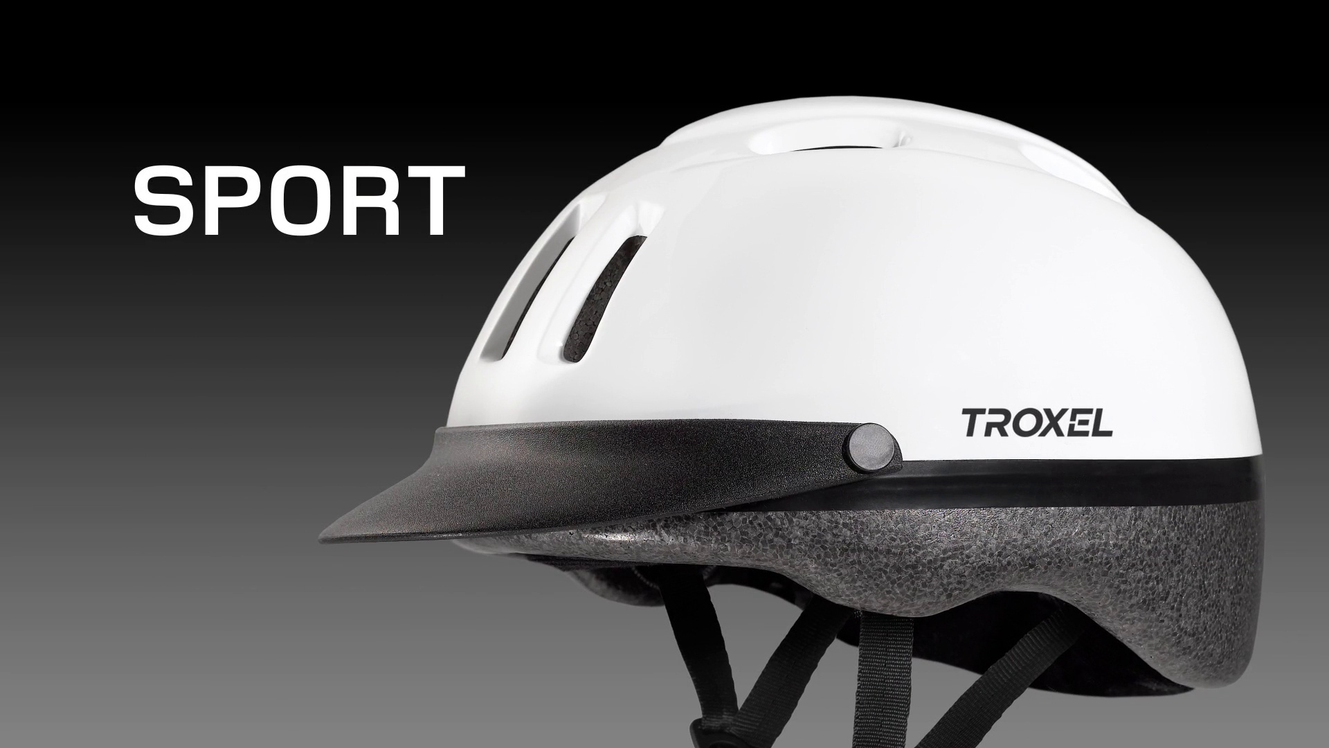TROXEL Sport Riding Helmet, White, X 