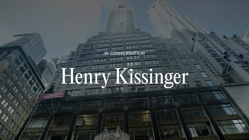 Dr Henry Kissinger on the US-China Relationship in 2023