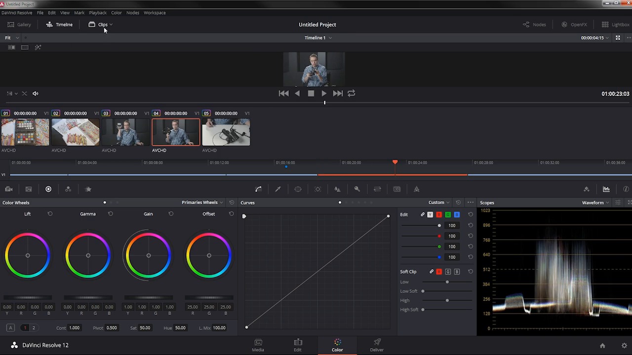 Настройки проекта davinci resolve