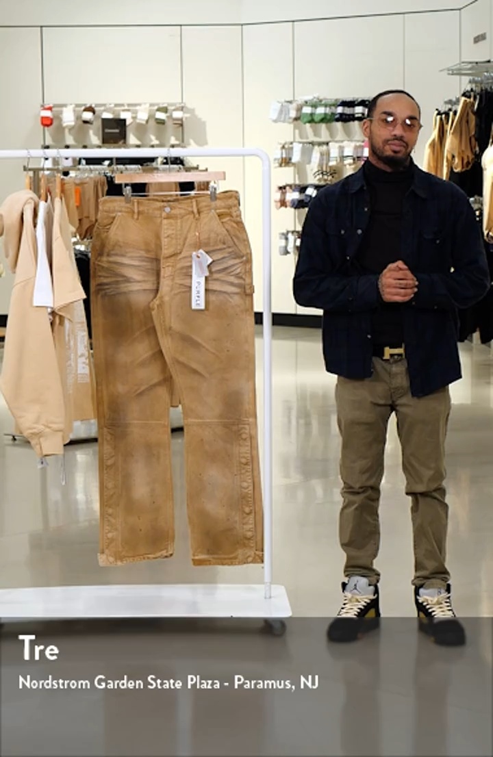 PURPLE BRAND Bentonite Snap Hem Carpenter Pants | Nordstrom