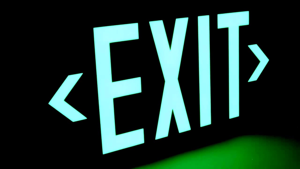 Alumaglow Exit Signs