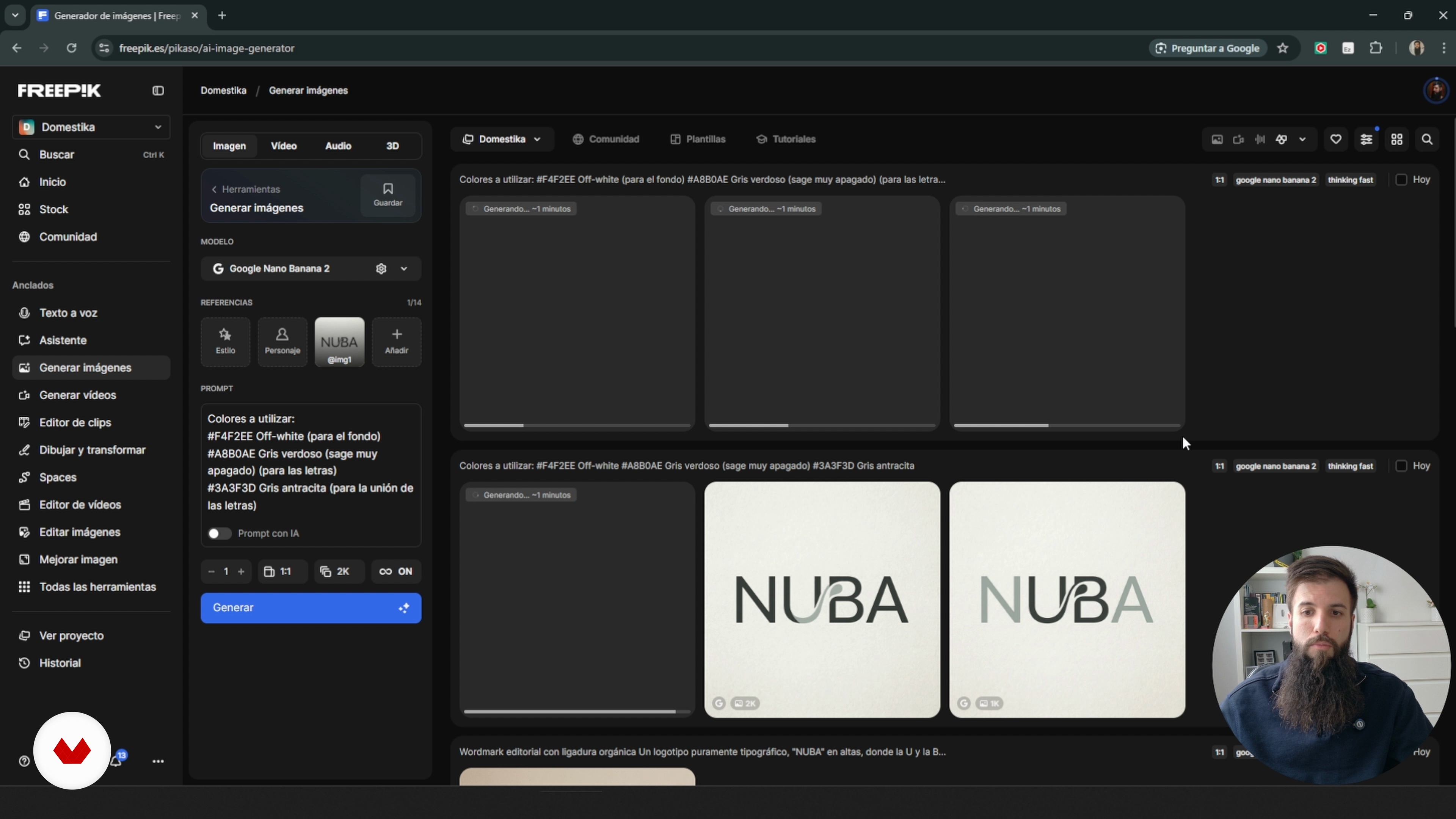 Shaping the Logo With Freepik