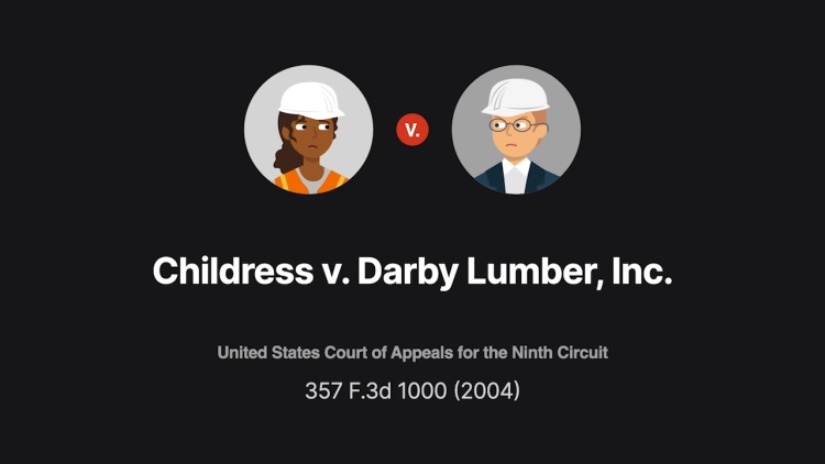 Childress v. Darby Lumber, Inc.